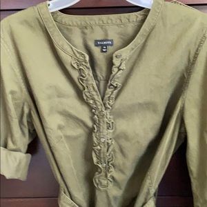 Talbots Olive Denim Dress